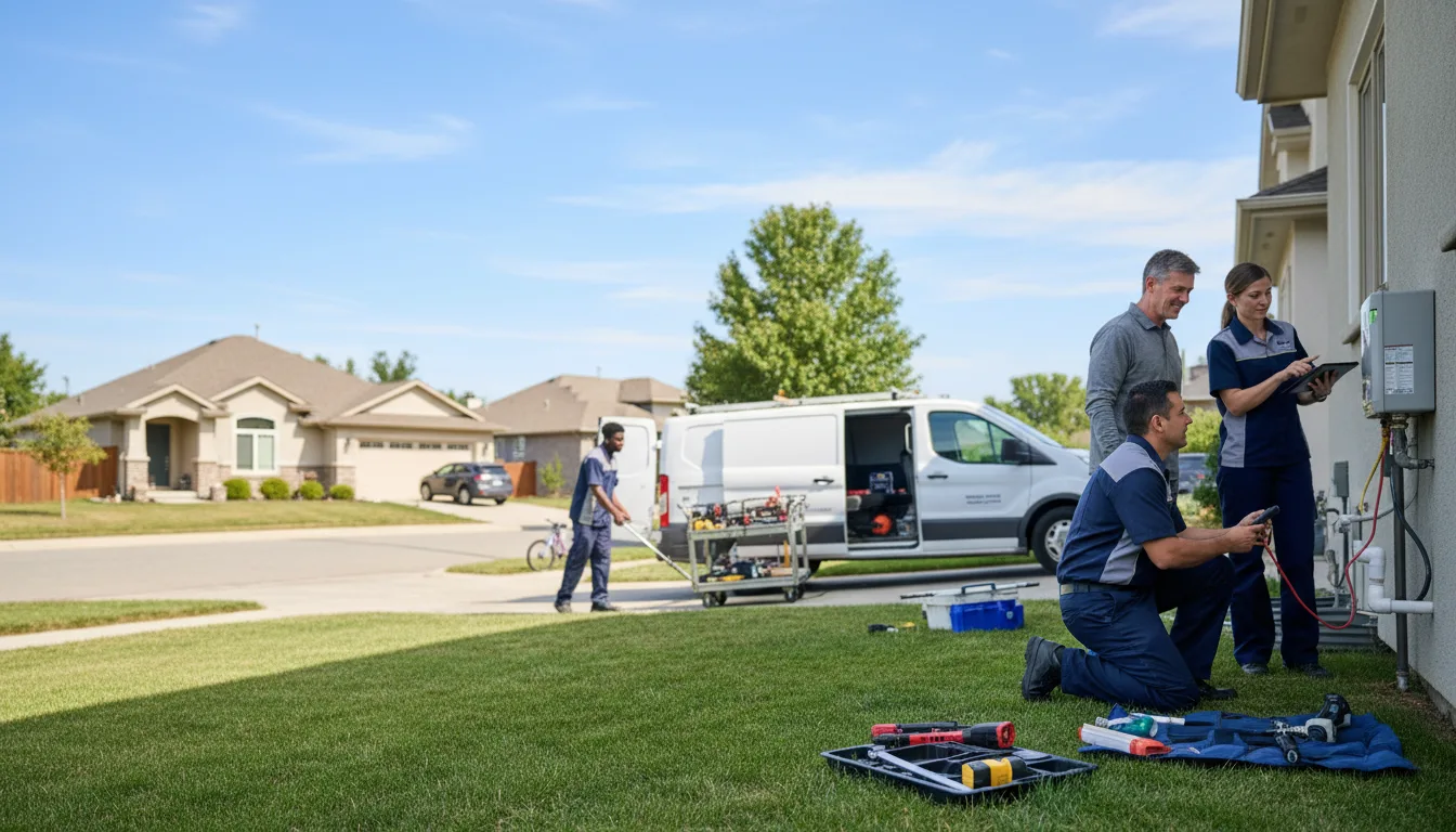 Tankless water heater service in Valencia, PA